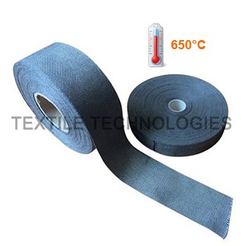 Thermal insulation tape - Width 25 - 200 mm - Ningguo BST Thermal Products  Co.,Ltd - silica / high temperature-resistant / woven